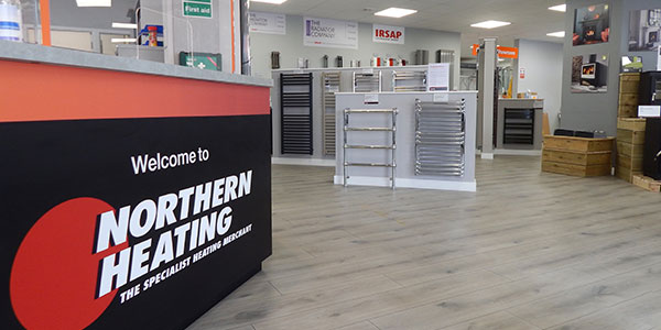 Northern Heating Aberdeen Showroom Counter