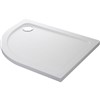 Mira Flight 1000x800mm Low Right Hand Quadrant Shower Tray White