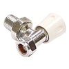 Express 10mm Solar Angle Lockshield Radiator Valve Chrome