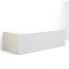 Inspirations Prism 784mm Bath End Panel Silver Grey Gloss