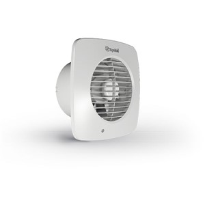 Xpelair Simply Silent DX150TS 2 Speed 150mm Axial Square Extract Fan -Timer