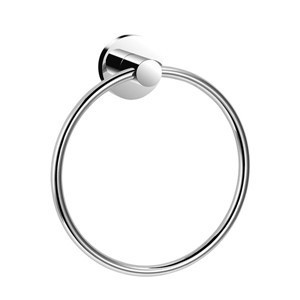 Inspirations Luca Towel Ring Chrome