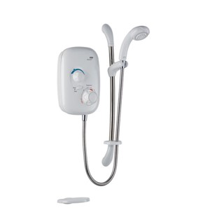 Mira Event XS Thermostatic Power Shower White/Chrome