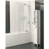 Inspirations Square Power Shower Bath Screen