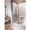 Inspirations Inward Opening Bath Screen Chrome