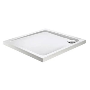 Express 800mm x 800mm x 45mm Square Shower Tray White