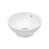 Inspirations Monza Round 415mm Freestanding Bowl White