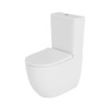 Inspirations Monza Round Rimless Close Coupled WC Pan White