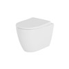Inspirations Monza Round Rimless Wall Hung WC Pan White