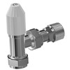 Myson Matchmate 15mm Angled Lockshield Chrome