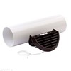 Xpelair Simply Silent SSWKBR 100mm SSC Round Wall Kit - Brown