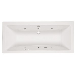 Sensations Whirlpool 1700 x 750mm Double Ended Bath with C-Lenda System 1