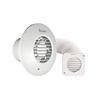 Xpelair Simply Silent SSSFC 100mm Round Shower Axial Fam with Fitting Kit