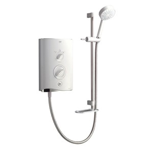 Mira Sport Multi-fit Electric Shower 9kw White/Chrome