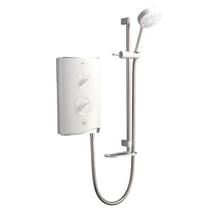 Mira Sport Thermostatic Electric Shower 9.8kw White/Chrome