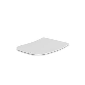 Inspirations Genoa Square Soft Close WC Seat for Wall Hung WC Pan White