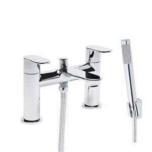 Sensations Frome Deck Mounted Bath Shower Mixer - Chrome