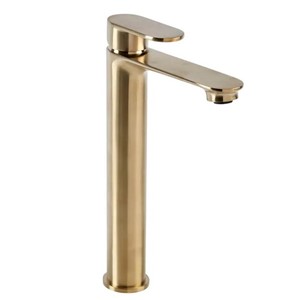 Sensations Frome Tall Basin Mixer - Brushed Brass