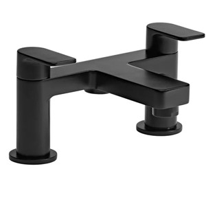 Sensations Ness Deck Mounted Bath Filler - Black