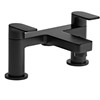 Sensations Ness Deck Mounted Bath Filler - Black