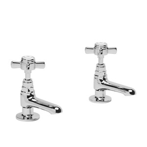 Sensations Sherford Pair Basin Taps - Chrome