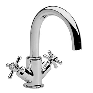 Sensations Sark Basin Mixer with Click Waste - Chrome