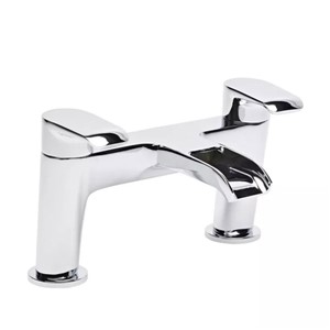 Sensations Stour Deck Mounted Bath Filler - Chrome