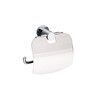 Sensations Montana Toilet Roll Holder with Lid Chrome