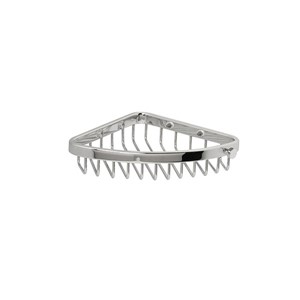 Sensations Classic Corner Soap Basket Chrome