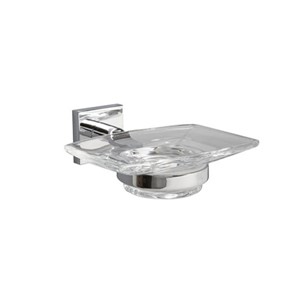 Sensations Atlanta Soap Dish and Holder Chrome
