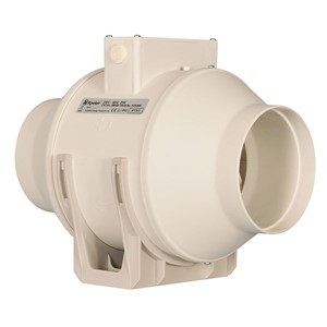 Xpelair XIMX 100 100mm Inline Mixed Flow Extract Fan