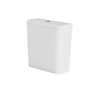 Inspirations Genoa Square Pushbutton Cistern White