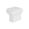 Inspirations Genoa Square Back To Wall Rimless WC Pan White